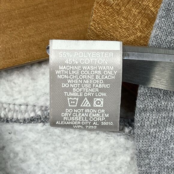 VTG Y2K Russell Womens XL Hoodie Sweatshirt Pullover Blank Essential Dri-Power - Picture 5 of 6